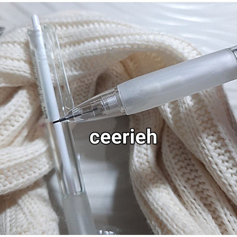 

PENSIL MEKANIK PUTIH BENING CANTIK // PENSIL KETIK UNTUK MENULIS