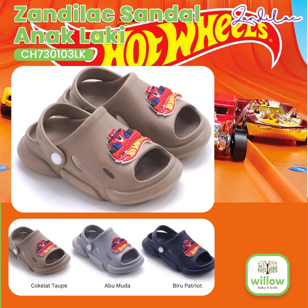 Sepatu Sandal Anak - Zandilac Hotwheels (CH730103LK)