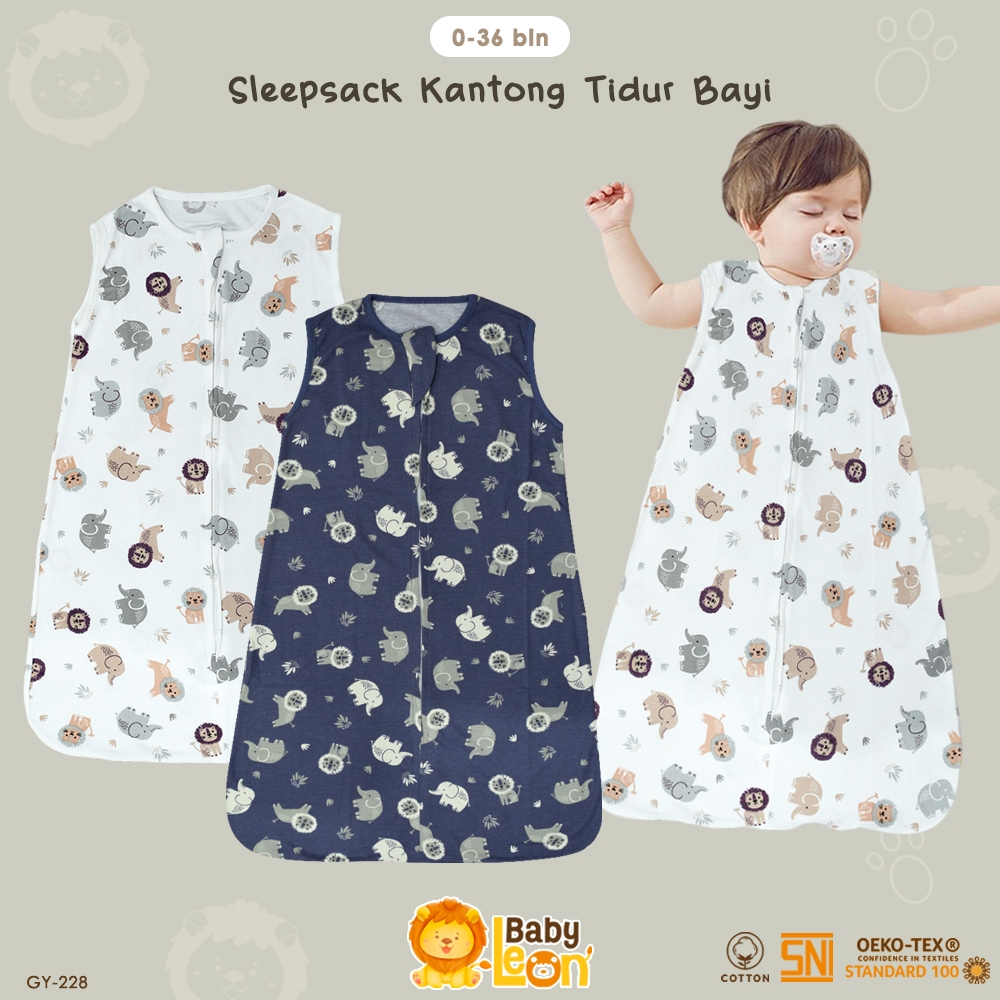 Sleepsuit Bayi Sleep Sack GY-228 Kantung Tidur Bayi 100% Cotton Baby Sleeping Bag Jumpsuit Jumper Be