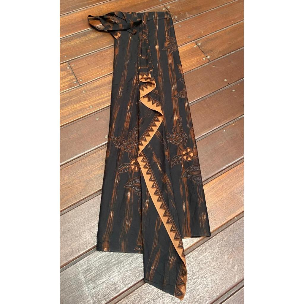 kamen batik Bali pria dewasa model setengah jadi