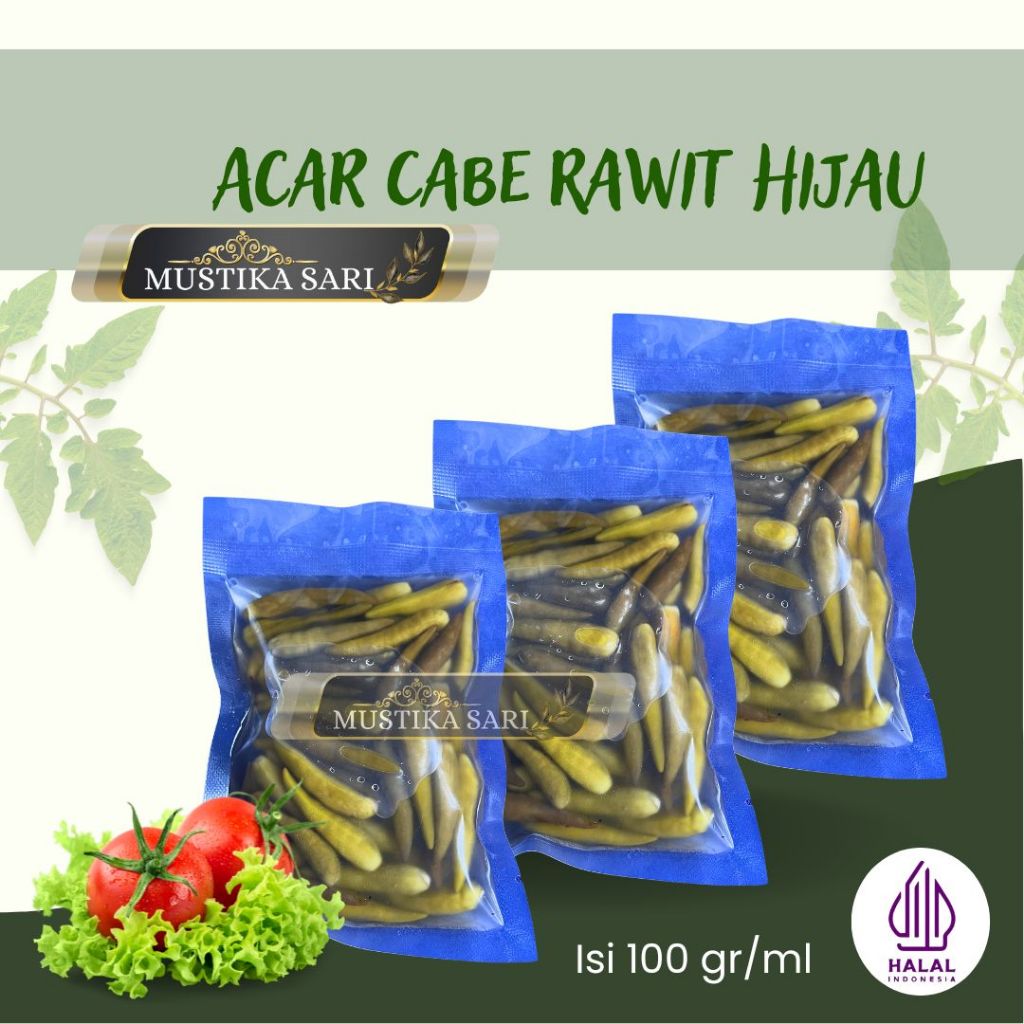 

ACAR CENGEK CABE RAWIT HIJAU LOMBOK IJO