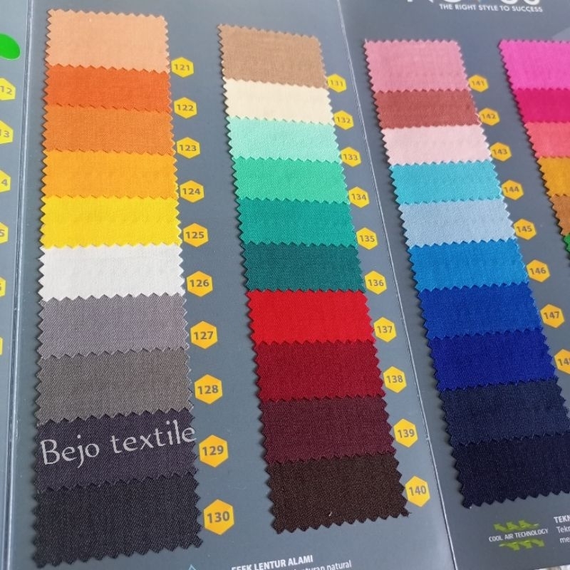 kain seragam novus harga grosir