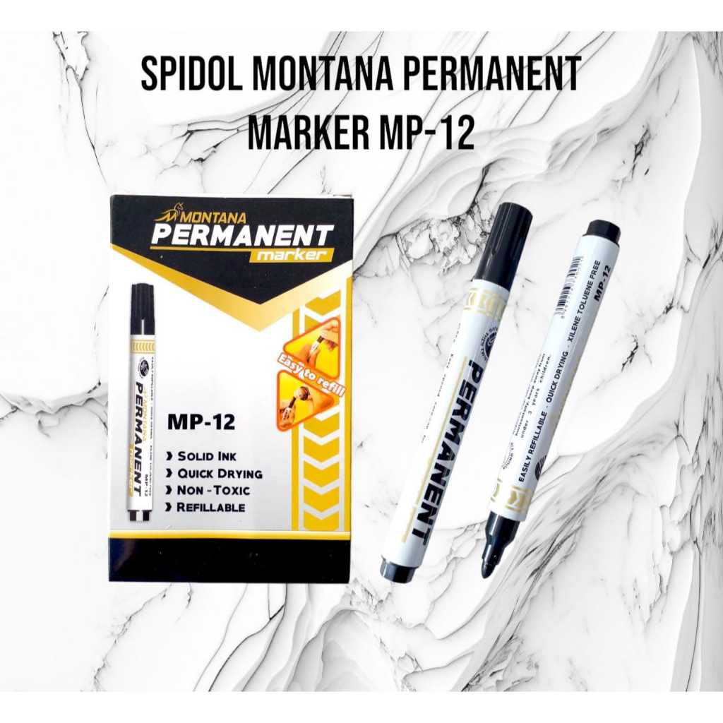 

spdiol permanent marker montana 1x12 pcs MP-12 MURAH