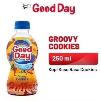 

Kopi Good Day Botol Groovy Cookies 250ml