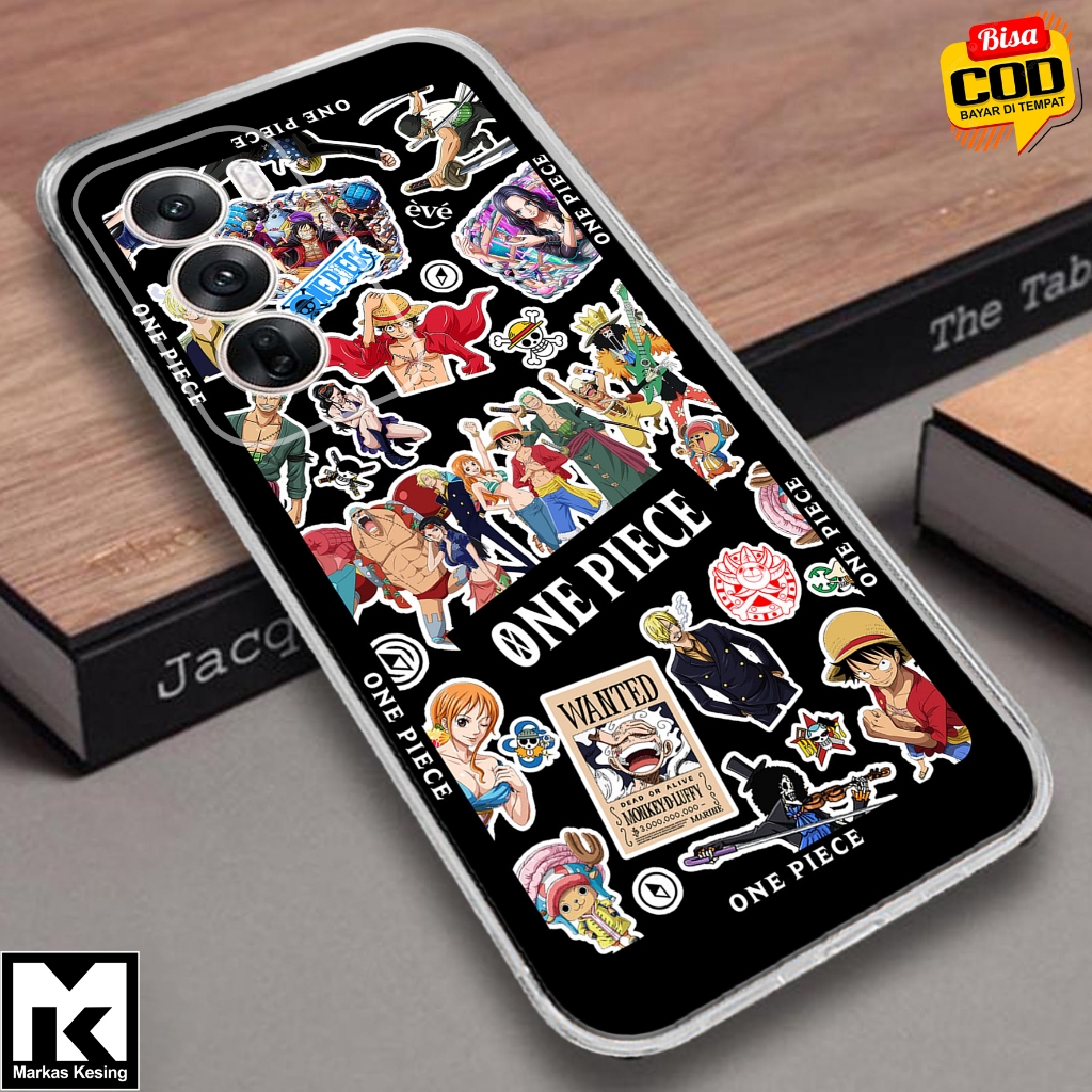 Softcase OPPO RENO 12 PRO 5G - Clear Case  MOTIF  ( OP ) - Anticrack - Case Bening - Softcase Hp - C