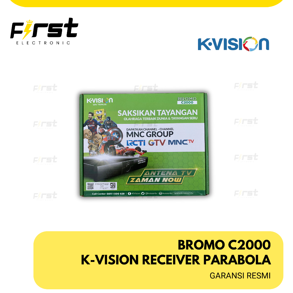 Receiver Parabola Digital Kvision BROMO C2000