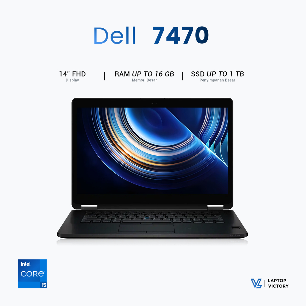 Laptop Dell Latitude 7470 Core i7 gen 6 | Ram 16 Gb Ssd 512 Gb - BONUS MOUSE WIRELESS & TAS LAPTOP