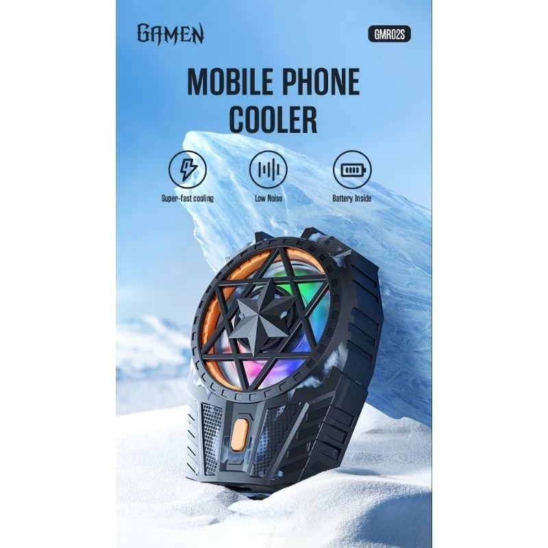 GMR02S KIpas Hp Gaming Portable GAMEN GMR 02S Fan Cooler Pad Radiator Pendingin HP Cooling Fan Ori