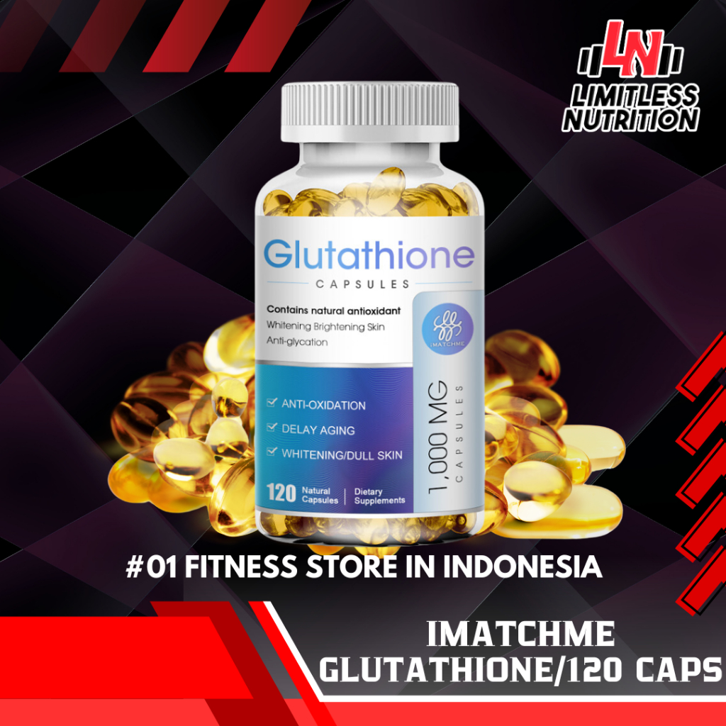 Glutathione Capsules Collagen Antioxidant Anti-Aging Boosting - 120 Capsule