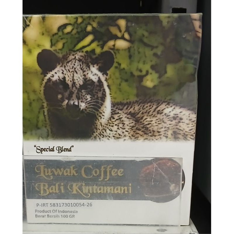 

Bali Kintamani Kopi Luwak Special Blend WORCAS Pure Bali Kintamani Kopi Luwak Special Blend 100g - HM.