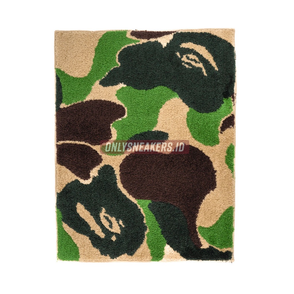 BAPE ABC CAMO RUG MAT GREEN