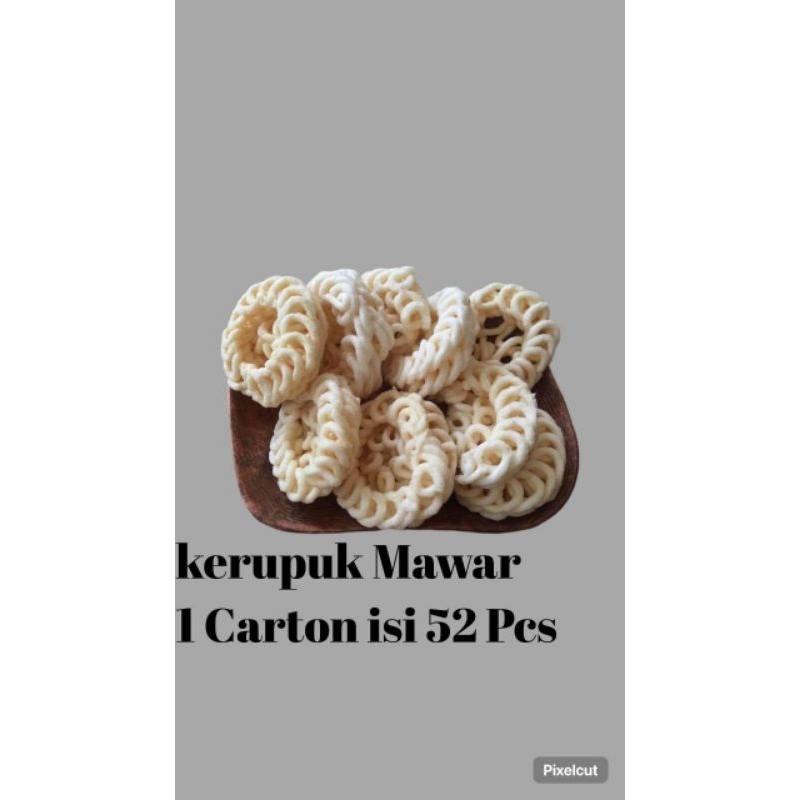 

KERUPUK MAWAR MATANG !! GURIH RENYAH Isi 52pcs