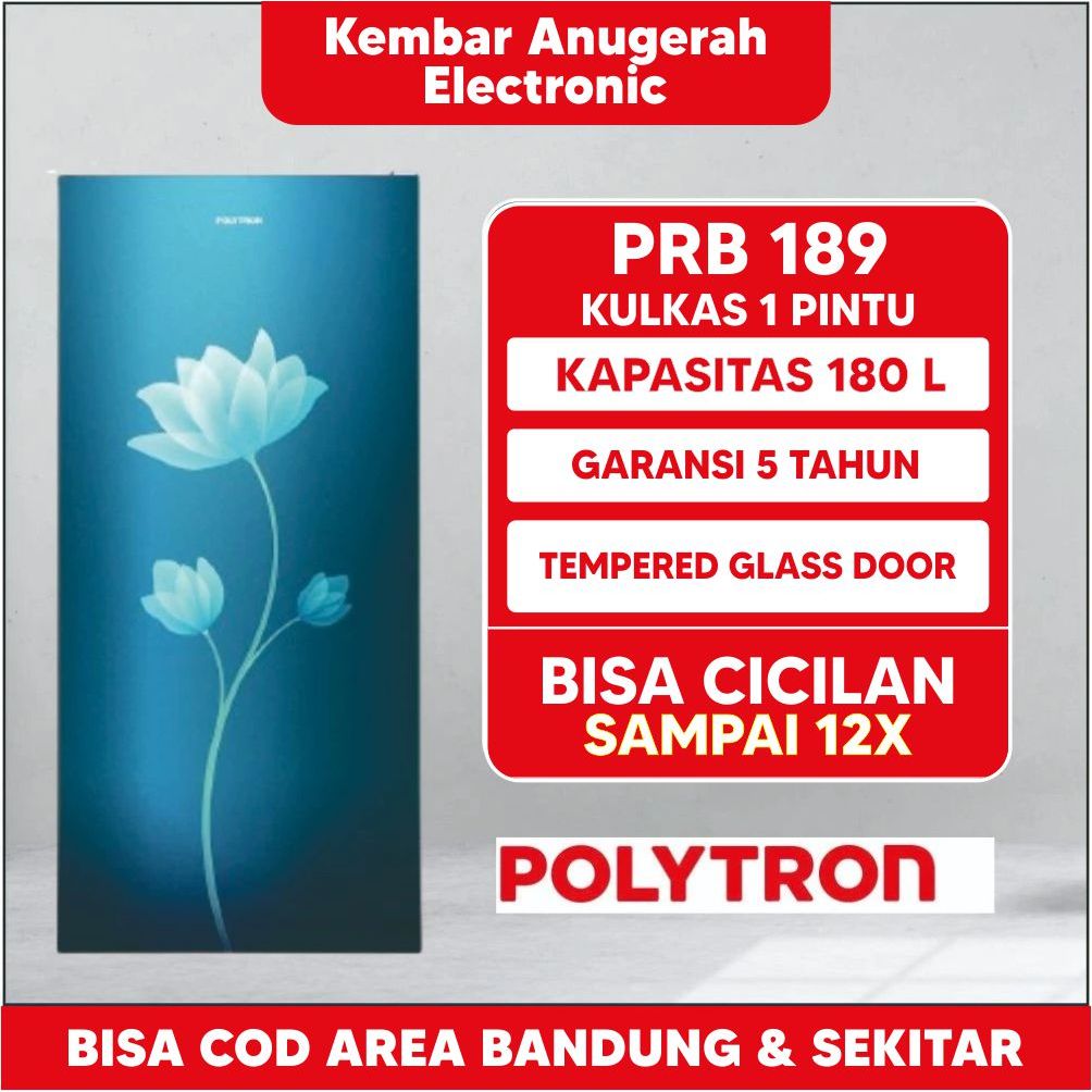 polytron 1 pintu kulkas KULKAS 1 PINTU POLYTRON PRB 189