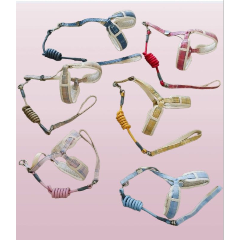 HARNESS KUCING ANJING KUALITAS PREMIUM SUPER LEMBUT HARNESS TALI TUNTUN anjing ras kecil Poodle, Pom