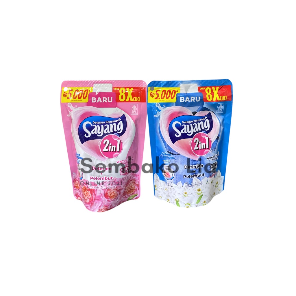 Detergen Sayang Liquid 220ml / Detergen Sayang Cair 200ml