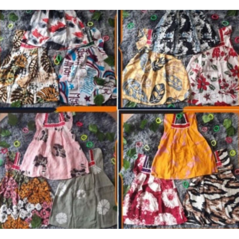 DASTER KIMONO DRESS RAYON ANAK 1-2 Tahun