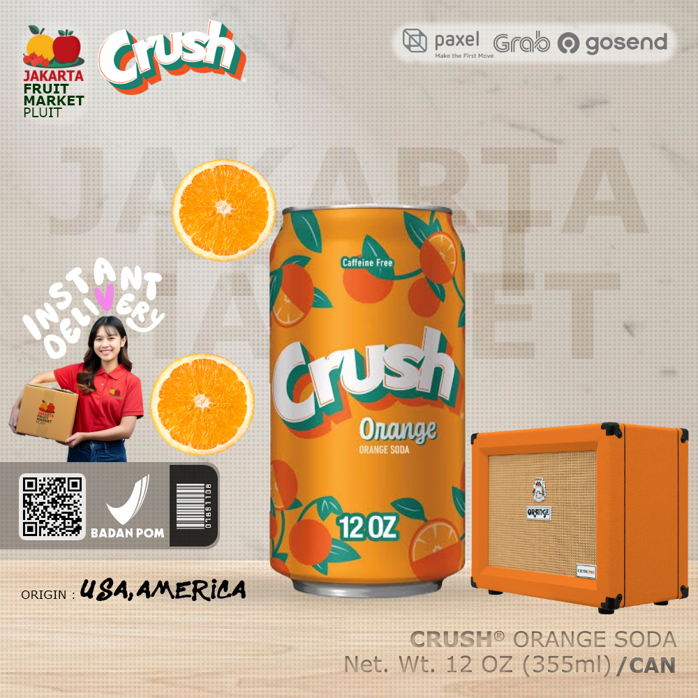 

CRUSH ORANGE SODA CAN 355ML