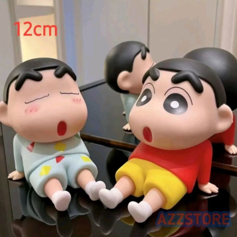 Figure Shincan Crayon Sincan Crayon Shinchan Action Figure Handphone Holder /Penyangga HP