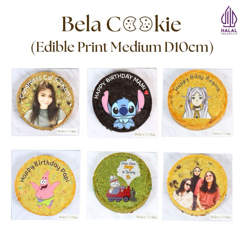 

Edible Print Medium Cookies D10cm by @belacookie.id / Simple Decor / Colourful / Custom Cookies / Cookie Custom / Soft Baked Cookies / Cookie Cake / Kue Ulang Tahun / Giant Cookie / Birthday Cookie / Birthday Cake