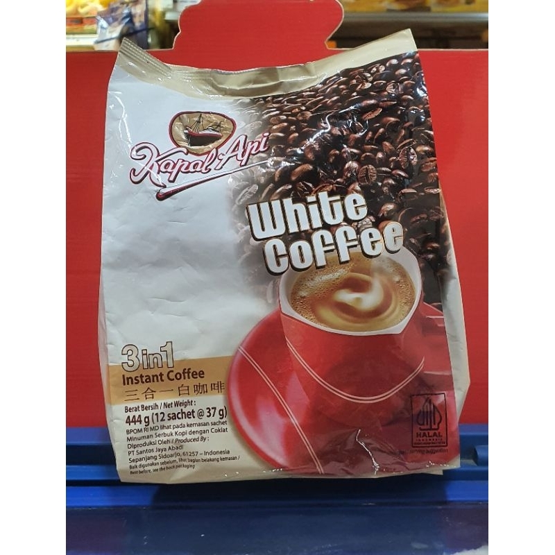 

Kapal Api White Coffee 3 in 1 Instant Coffee 444gr