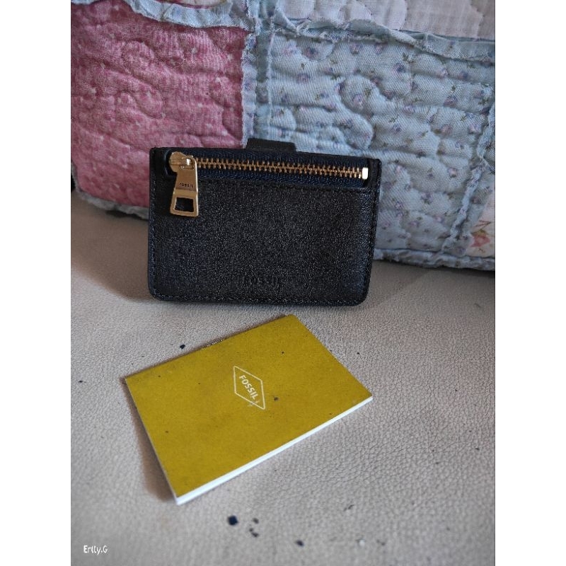 PRELOVED Fossil Mini Tab Wallet / dompet kartu authentic
