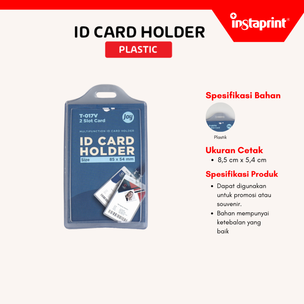 

ID CARD HOLDER KOTAK TEMPAT ID CARD SOFT CASE ID DOUBLE/2 sisi