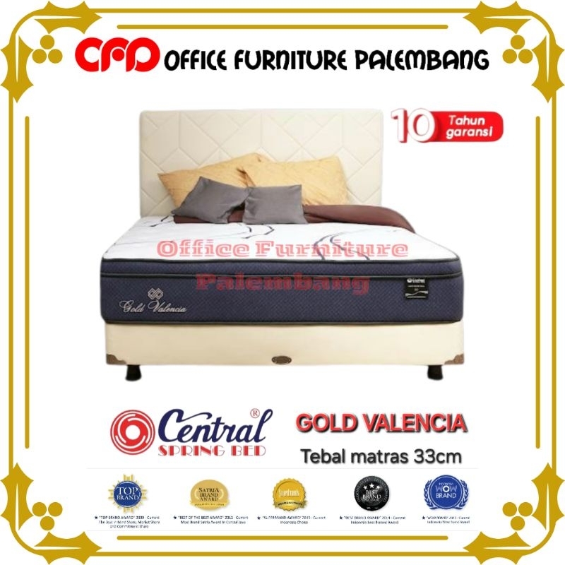 springbed central GOLD VALENCIA matras kasur spring bed