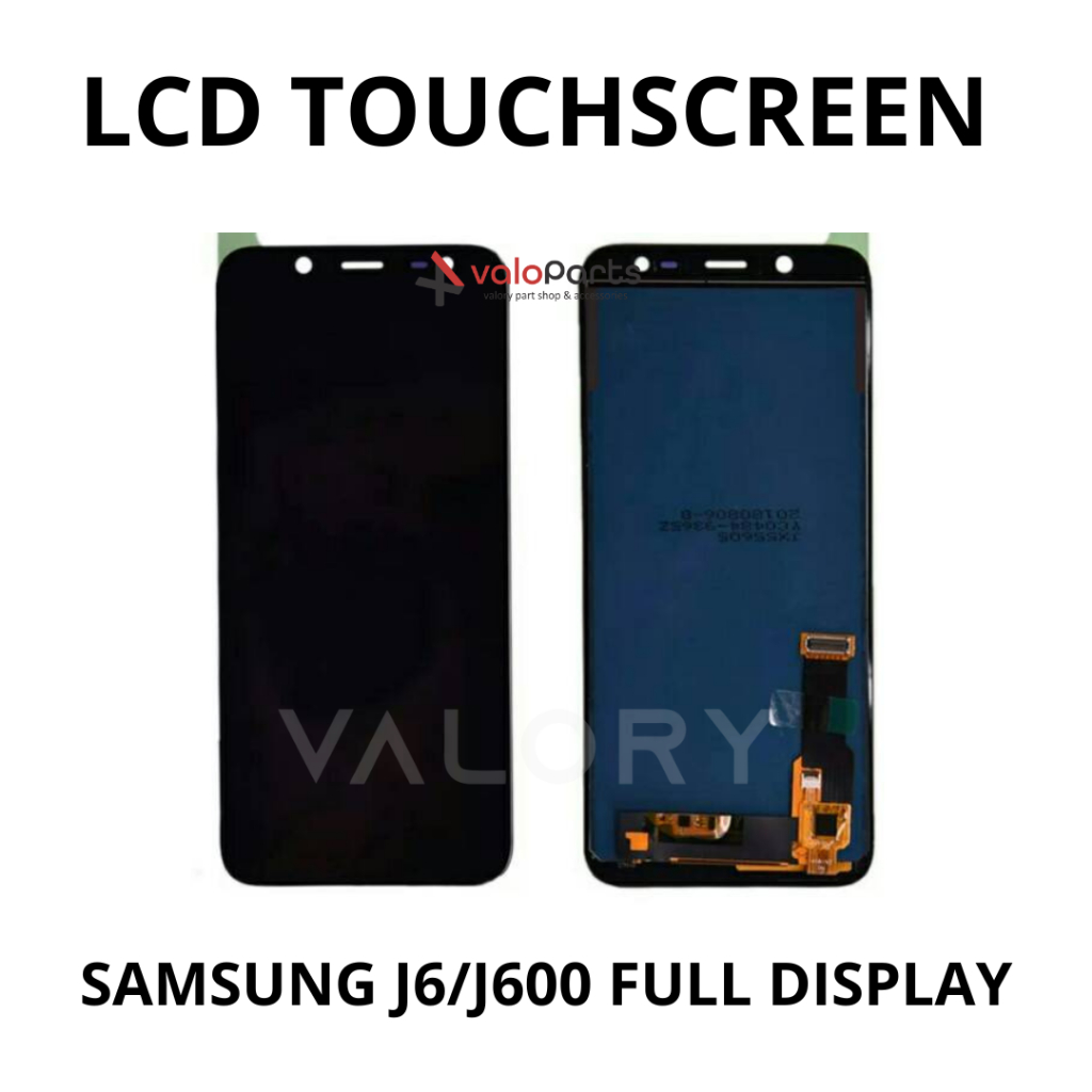 LCD SAMSUNG J6 / J600 / J600F / J600G / A6 2018+TOUCHSCREEN CONTRAS BLACK