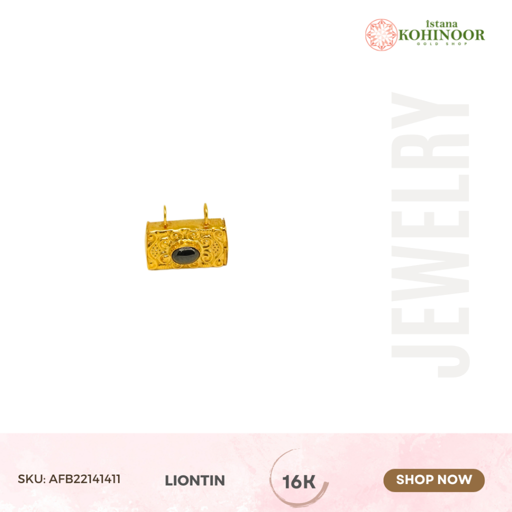 KOHINOOR LIONTIN GOLD PENDANT EMAS GOLD YELLOW GOLD