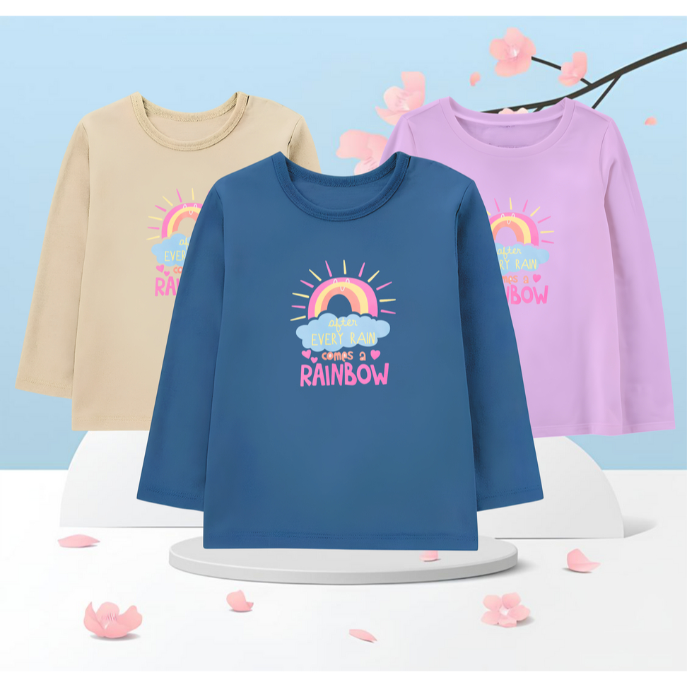 Baju Kaos Anak Perempuan Usia 1-12 Tahun Kaos Anak Perempuan Katun Combed 30s Import Kaos Anak