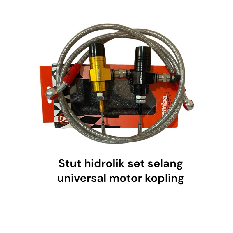 Stut kopling hidrolik satu set selang rem pnp klx crf r15 ninja fu sonic dll
