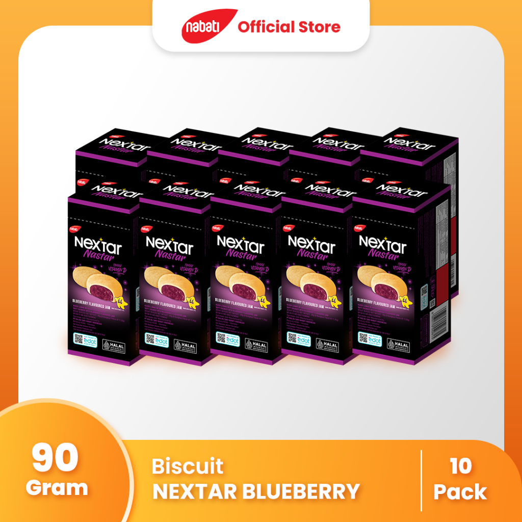 

[Bundle Pack Isi 10] Nextar Cookies Blueberry 90g