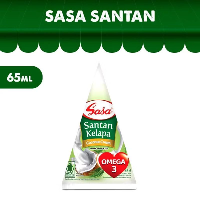 

SASA SANTAN CAIR 65 ML COCONUT CREAM KELAPA SEMBAKO MURAH