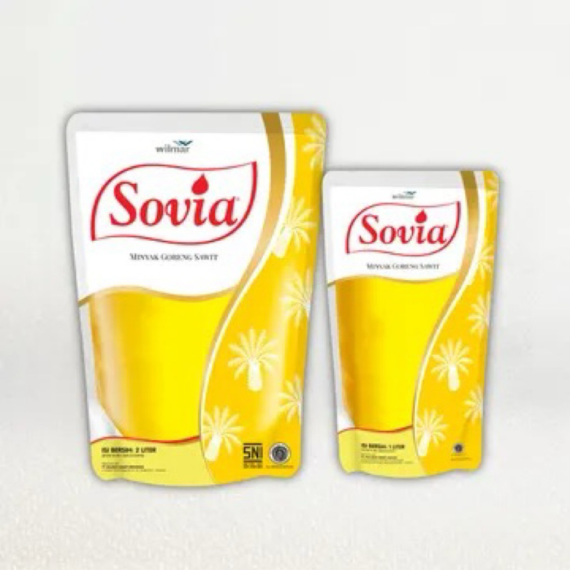 

Minyak Goreng Sovia 1 L 2 L kemasan 1 dus