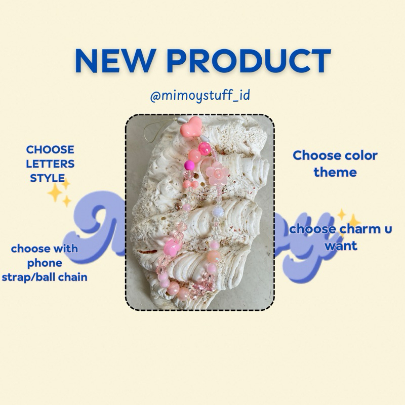 phone strap aesthetics korean style