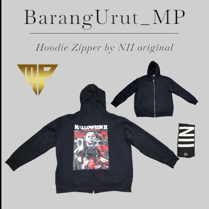 Hoodie Zipper Original NII second