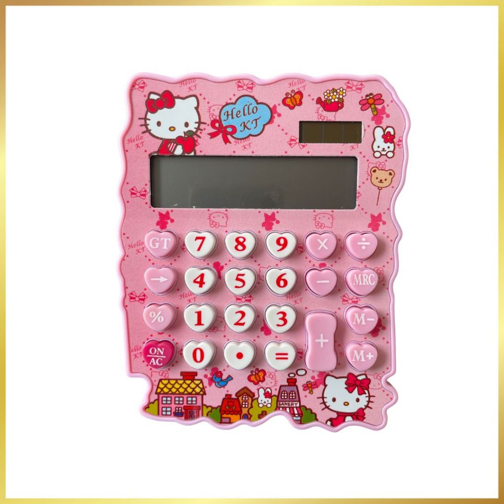 

KALKULATOR CALCULATOR AKUNTANSI HELLO KITTY LUCU KARAKTER KOREA IMUT