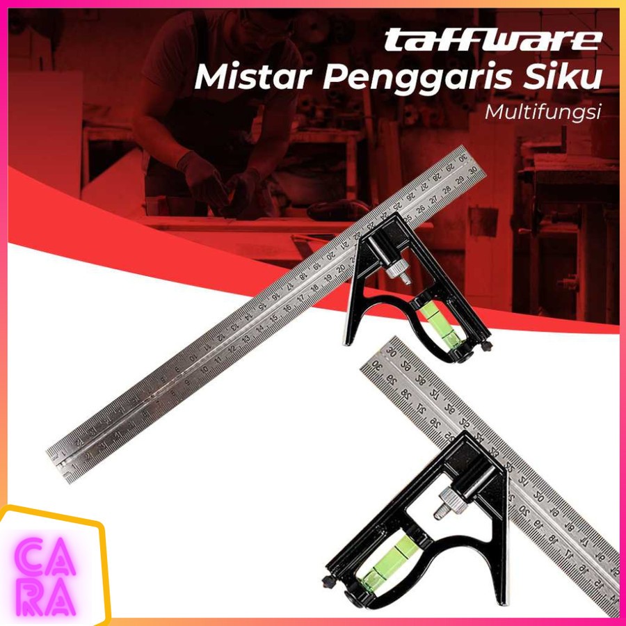 

Mistar Penggaris Siku Adjustable Angle Ruler Waterpass 305mm ZEAST