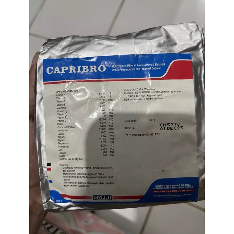 Capribro multivitamin, asam amino, SANBE