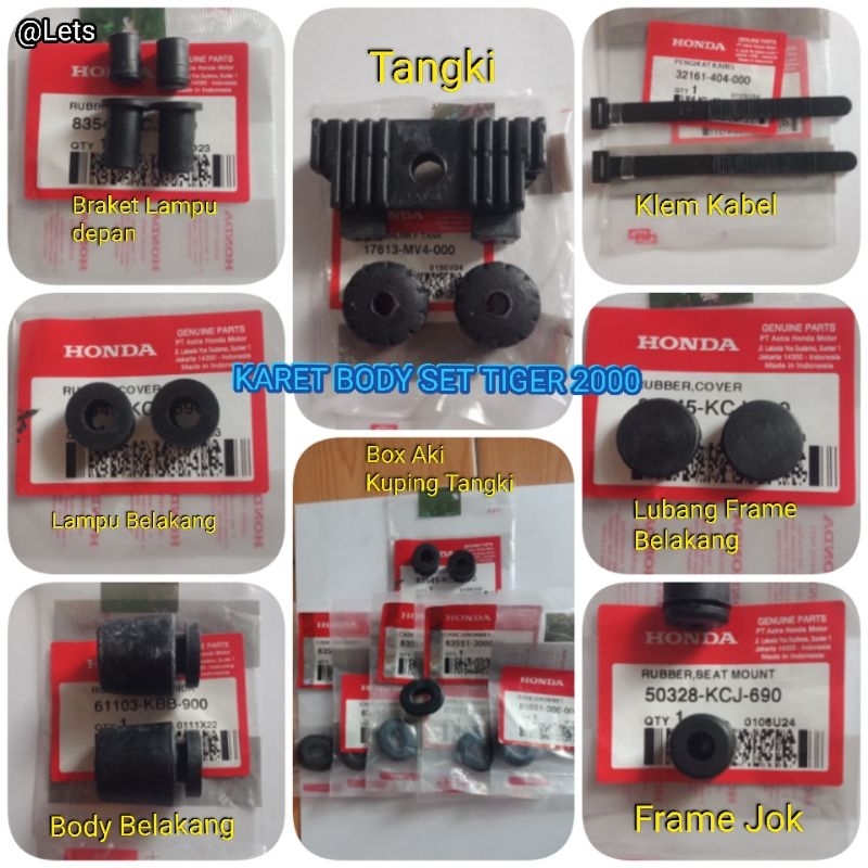 KARET BODY SET TIGER 2000