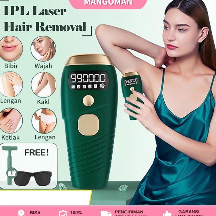 COD Winland IPL laser Hair Removal Permanent Perontok IPL laser Penghilang Bulu Sakit 999999 Flash K