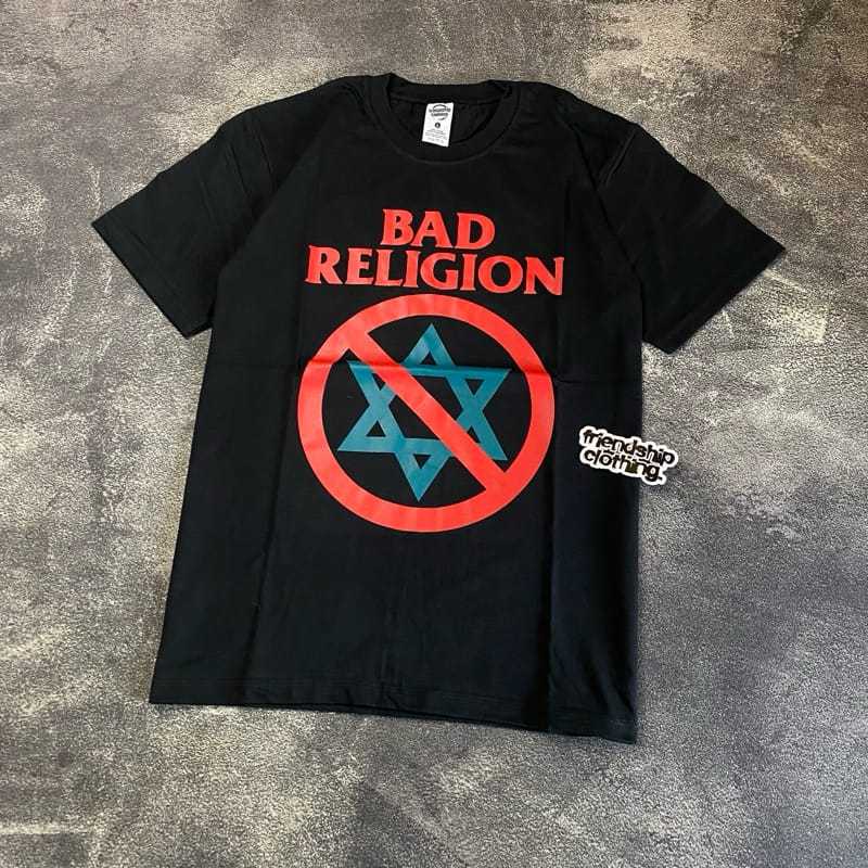 KAOS BAND BAD RELIGION ISRAEL | BAJU MUSIK PRIA | TSHIRT BAND