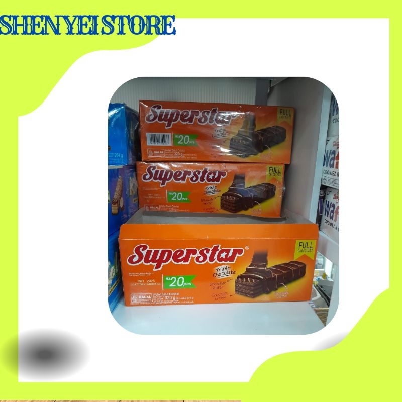 

Superstars Wafer Triple Chocolate 192 gr