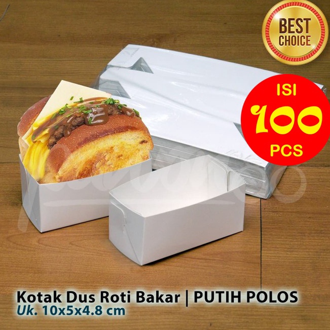 

Diskon Terunik Kotak Box Dus Roti Bakar PUTIH 1 Pcs