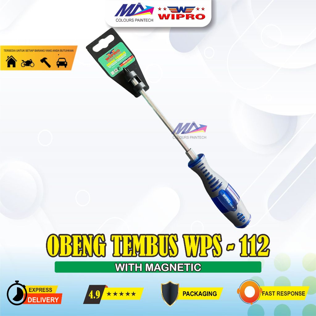 WIPRO OBENG TEMBUS GAGANG TPR UKURAN 6"