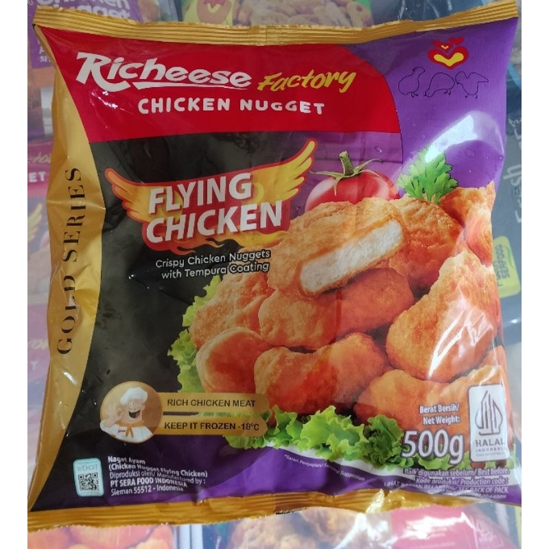 

richeese chicken nugget flying