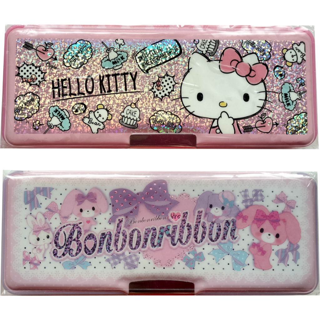 

[Sanrio Japan] Two-sided Pencil Case - Hello Kitty, Bonbonribon