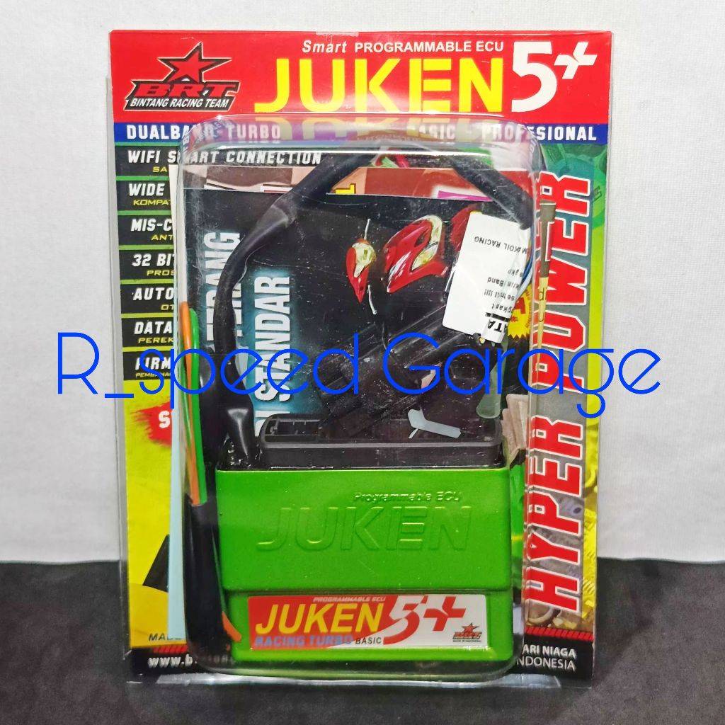 ECU BRT JUKEN 5+ PLUS RACING TURBO VESPA SPRINT & SPRINT I GET 150 V3 ABS & NON ABS