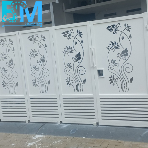 pagar laser cutting minimalis modern BSM DECORATION