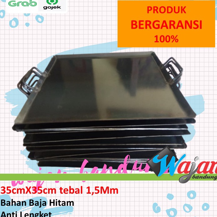 Arrival  Alat pemanggang Wajan Roti Bakar dan sosis bakar Baja Bandung Surabaya Kediri Yogyakarta